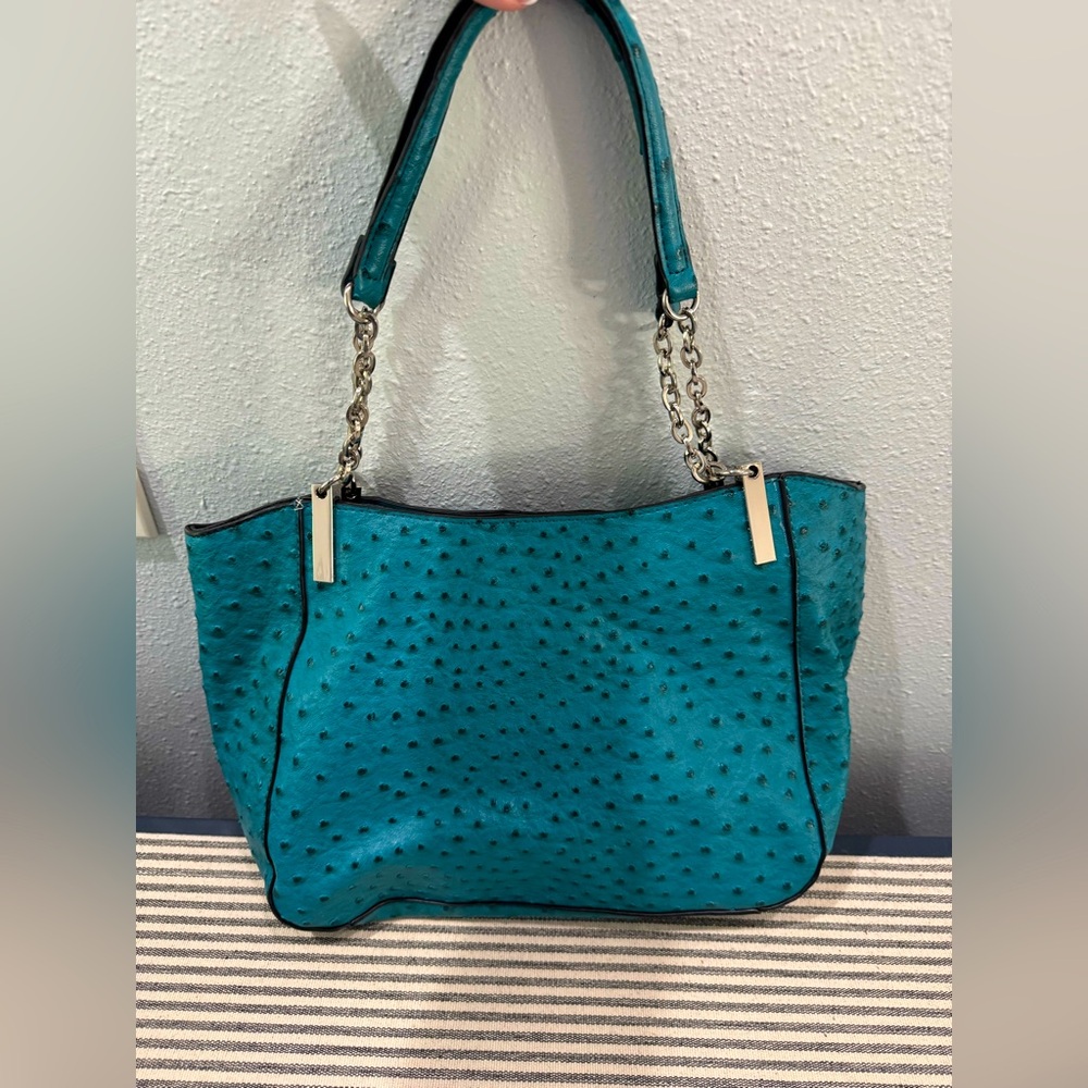 Teal Chain Strap Women Bag